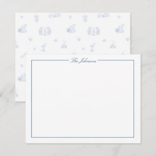 Carte de papier à lettres personnalisées Bordure b