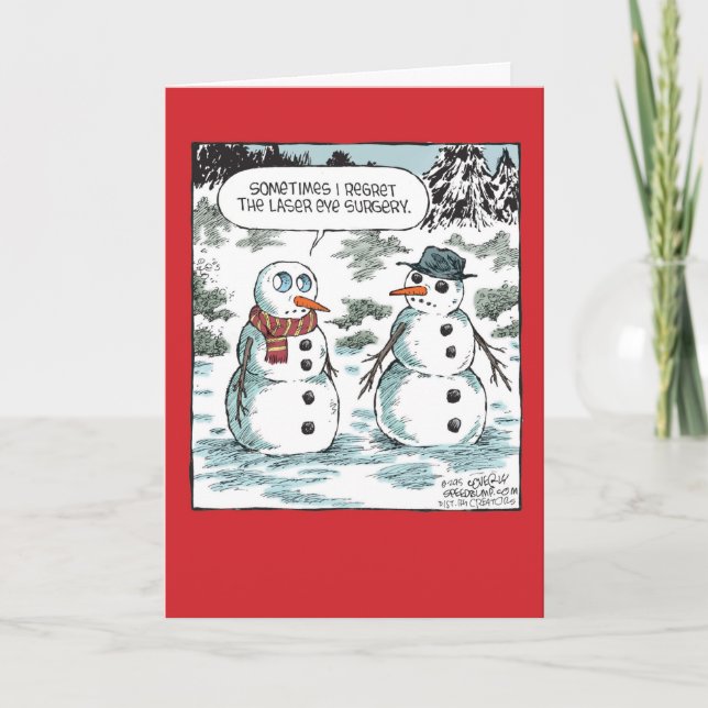 Carte de papier de plaisanterie de Noël de (Devant)