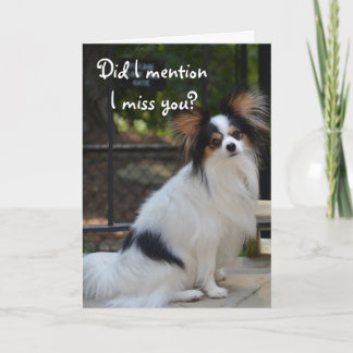 Carte de Papillon tu me manque