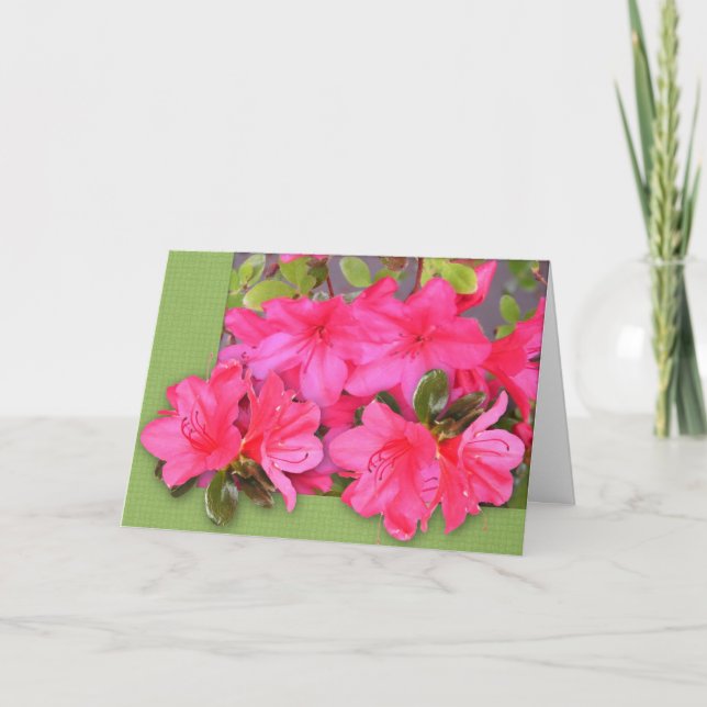 Carte de Pâques Azalea Large Font (Devant)