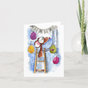 Carte de Pâques - Bannière Joyeuses Pâques