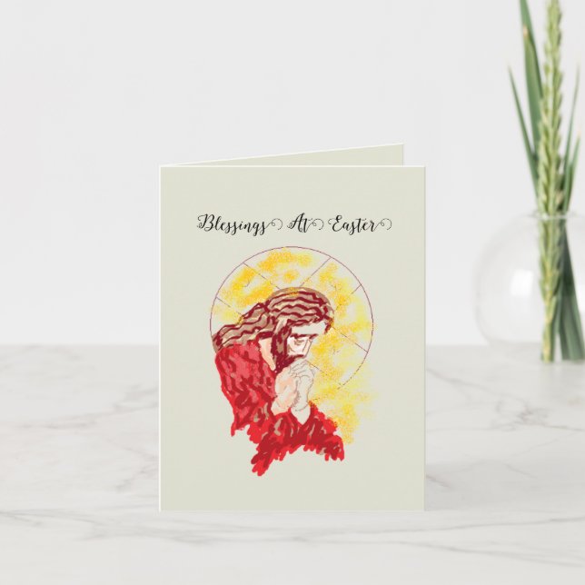 Carte de Pâques : Christ est ressuscité (Devant)