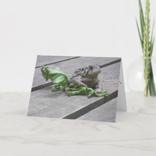 Carte de Pâques "Crapaud du lac français"