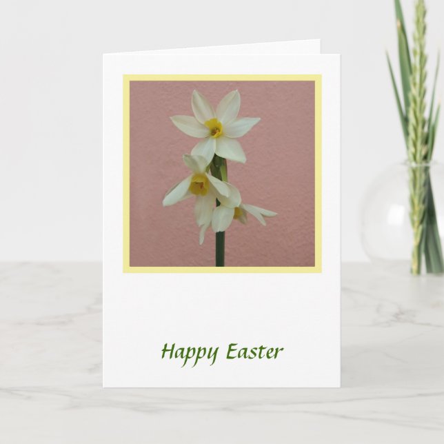 Carte de Pâques Daffodique (Devant)