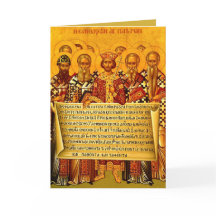 Carte de Pâques de croyance de Nicaean