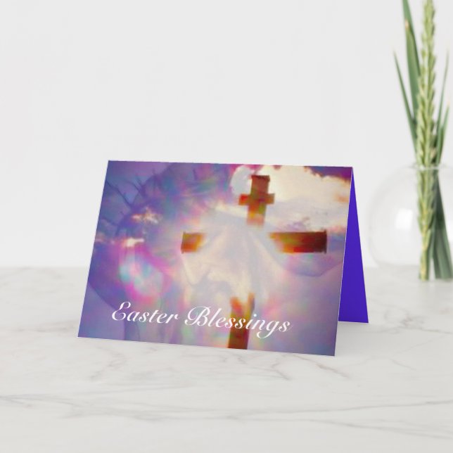 Carte de Pâques de Jésus et de Croix-Rouge (Devant)