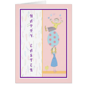 Carte de Pâques des parents à leurs enfants