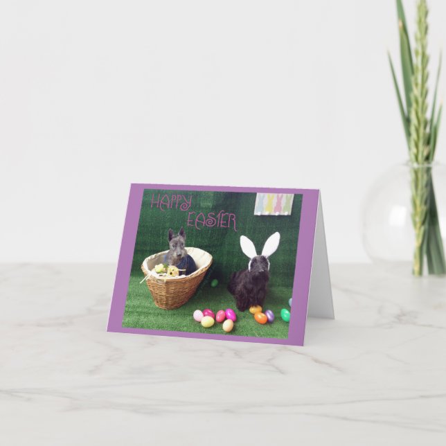 Carte de Pâques joyeuse (Devant)