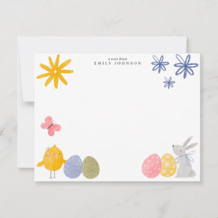 Carte de Pâques Lapin de Printemps