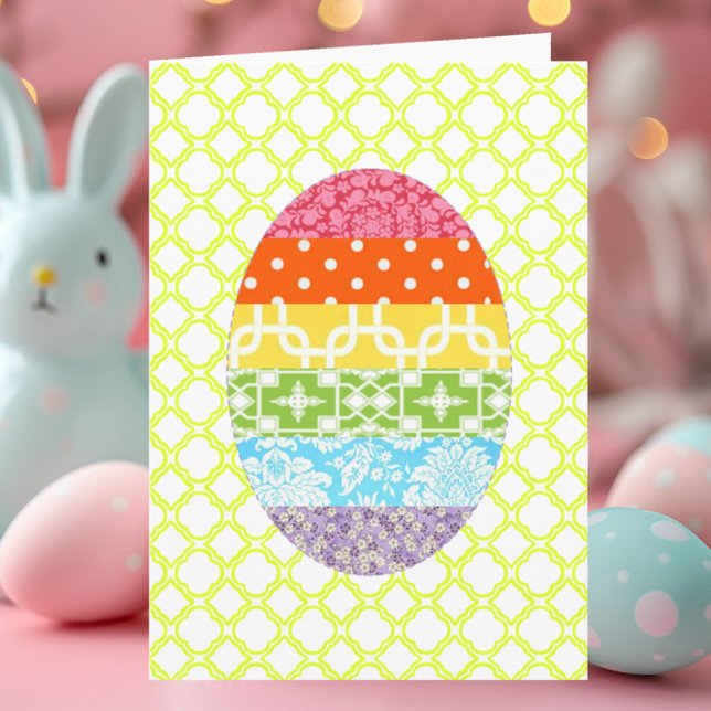 Carte de Pâques OEuf de Pâques Fabric (Créateur téléchargé)