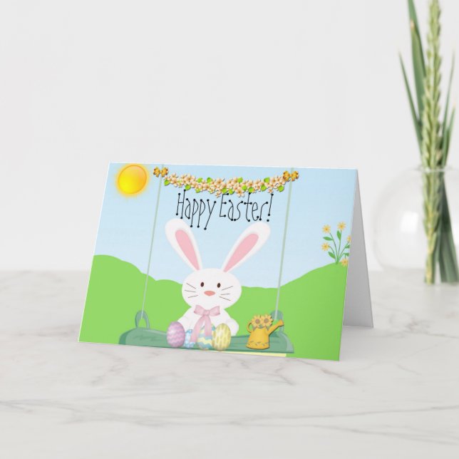Carte de Pâques Springy (Devant)