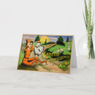 Carte de Pâques Vintage