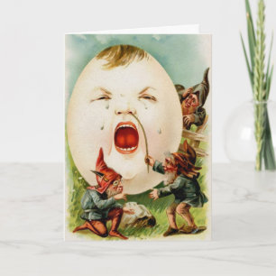 Carte de Pâques vintage victorienne