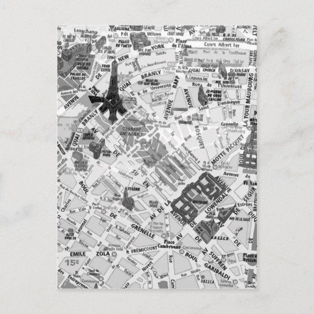 carte de paris (Devant)