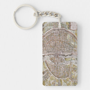 CARTE DE PARIS, 1581