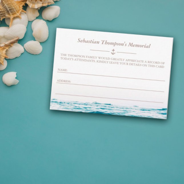 Carte de participation au mémorial nautique Ocean  (Créateur téléchargé)