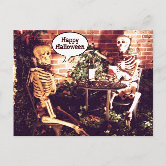 Carte de partypage Halloween personnalisée (Devant)