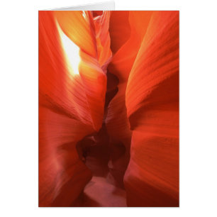 Carte de passage de canyon de tire-bouchon