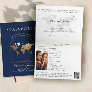 Carte de passeport Boho Arch Marine Destination Ma
