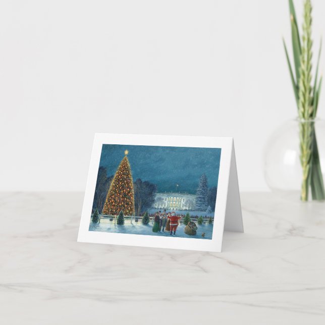 Carte de Paul McGehee "Noël à Washington" (Devant)