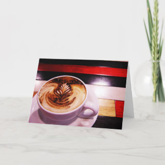 Carte de pause-café