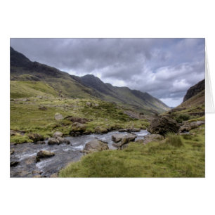 Carte de paysage de Gallois