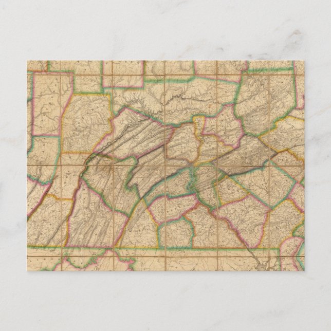 Carte de Pennsylvanie (Devant)