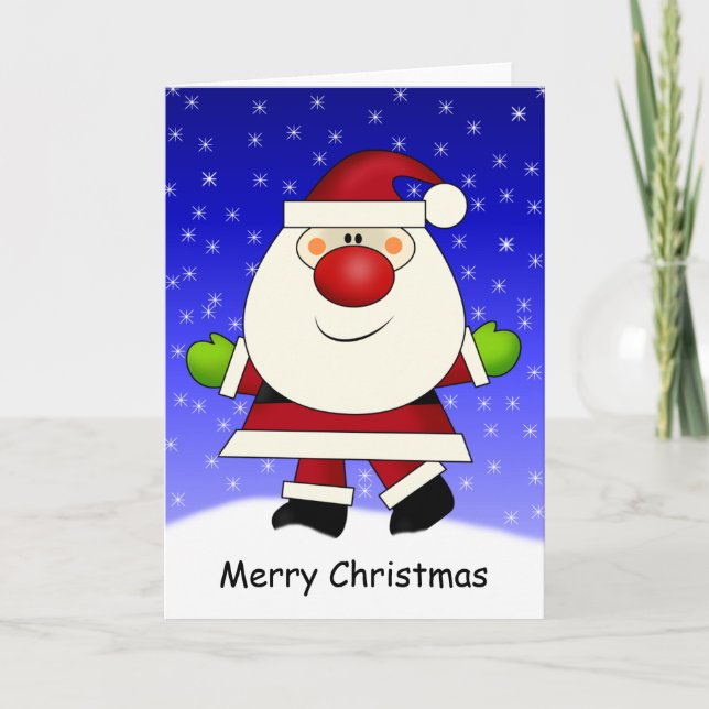Carte de Père Noël (Devant)