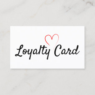 Carte de perforation avec coeur rouge