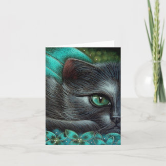 Carte de PERSONNALISER CAT 1 IMAGINAIRE NOIR FAIRY