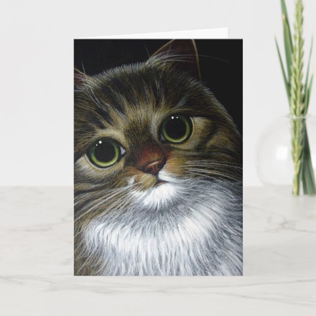 CARTE DE PERSONNALISER MAINE COON (Devant)