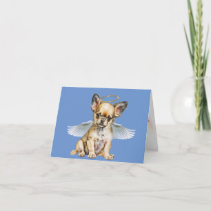 Carte de perte d'animal de compagnie pour ange Chi