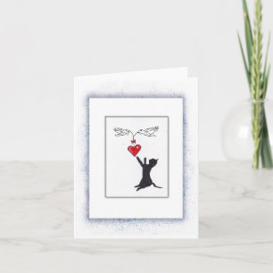 Carte de Perte de Chat, À la Mort d'un Chat Adoré