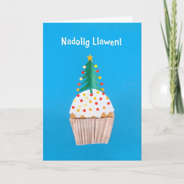Carte de petit gâteau de Noël de Gallois (Devant)