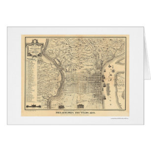 Carte de Philadelphie comme elle était en 1776 pa