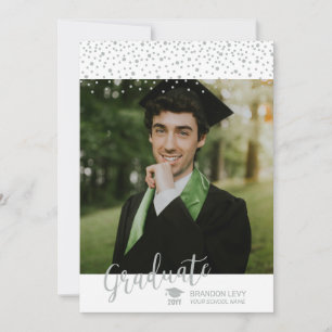Carte de photo de fin d'études année de promotion 