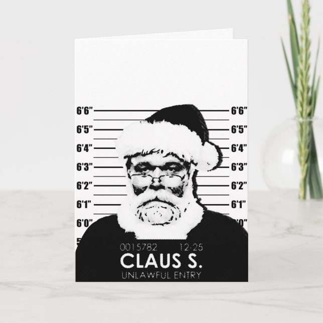 Carte de photo de Père Noël (Devant)
