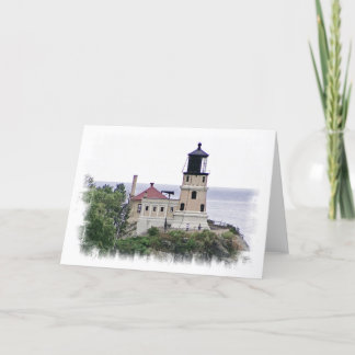 Carte de photo de Split Rock Lighthouse Minnesota