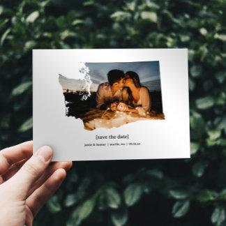 Carte de photo de Washington pour annoncer la date