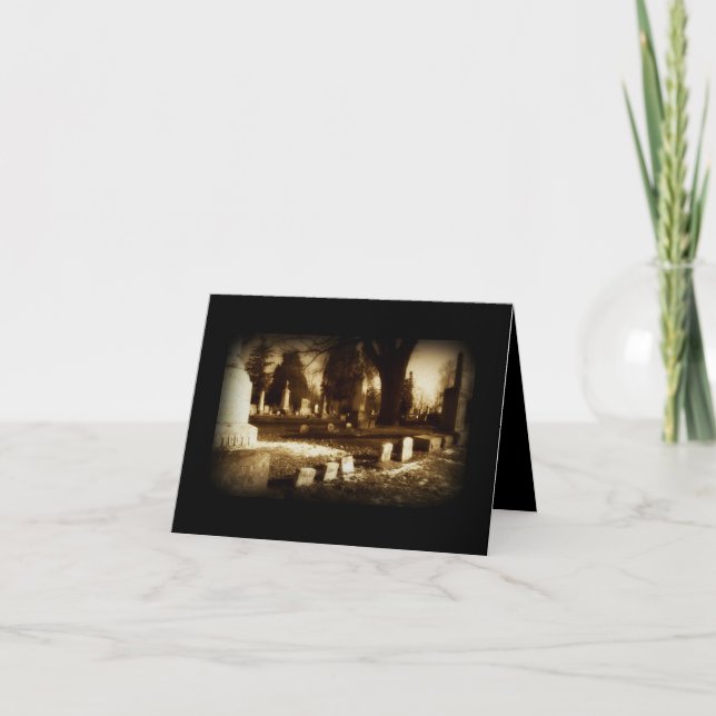 Carte de photo du cimetière (Devant)