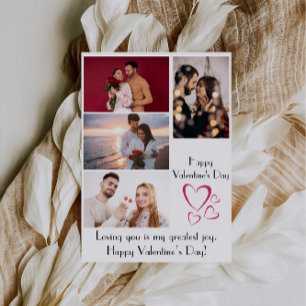 Carte de Photo Joyeuse Saint-Valentin