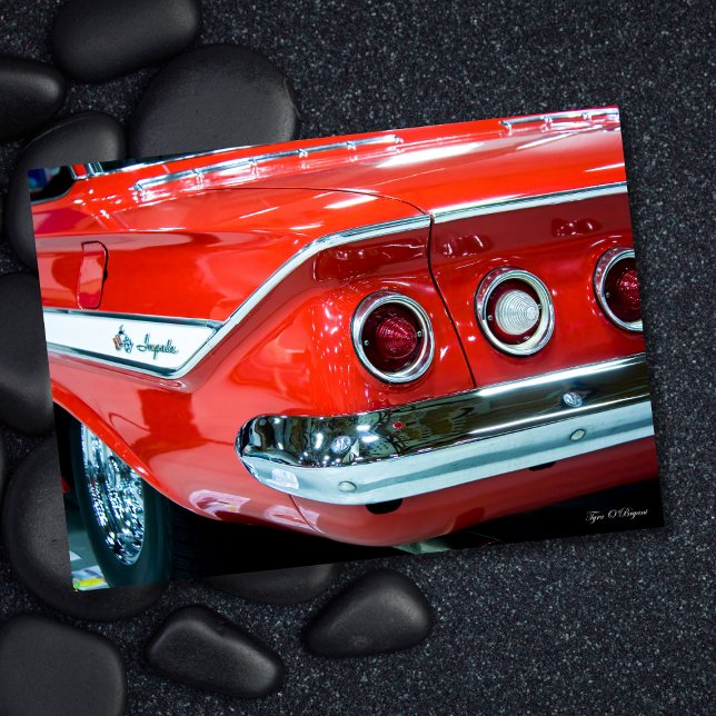 Carte de photographie de voiture Impala 61 Chevy (Créateur téléchargé)