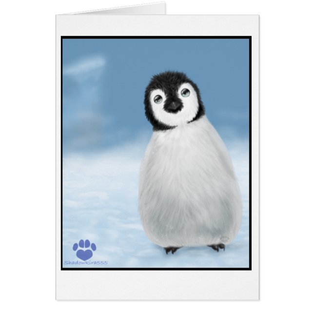 Carte de pingouin (Devant)