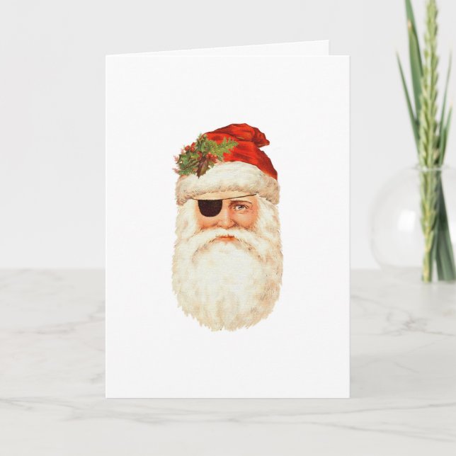 Carte de pirate de Père Noël (Devant)