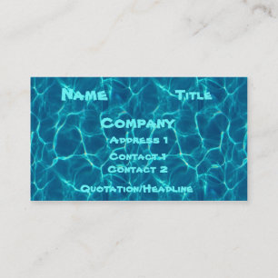 Carte de piscine