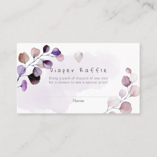 Carte de place PixDezines Diaper Raffle Gum Eucaly