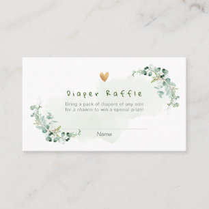 Carte de place PixDezines Diaper Raffle Gum Eucaly