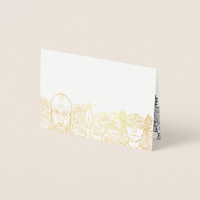 Carte de place pour bois et fríge Foil (Devant)