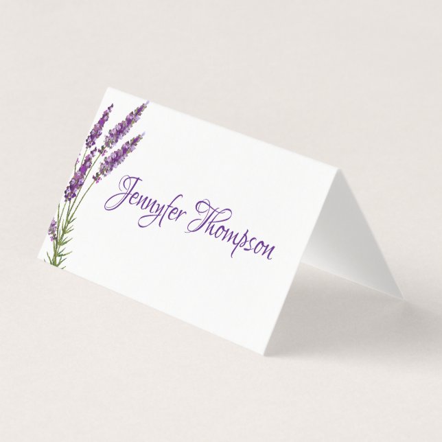 Carte de place Provence violette lavander (Front)
