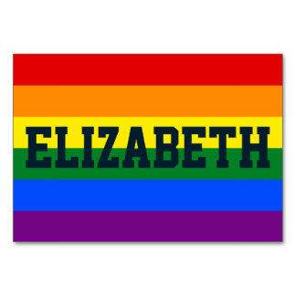 Carte de place Rainbow Pride LGBT